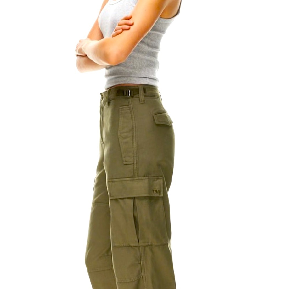TNA Olive Green Cargo Pants